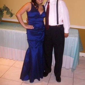 Blue cache prom or gala dress